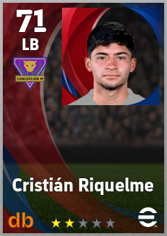 Cristián Riquelme — LB, OVR 71, MAX 71