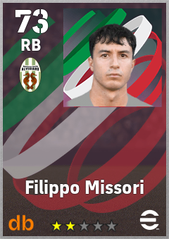 Filippo Missori — RB, OVR 73, MAX 73
