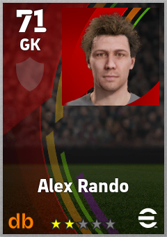 Alex Rando eFootball player card