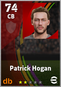 Patrick Hogan eFootball player card