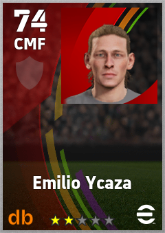 Emilio Ycaza eFootball player card