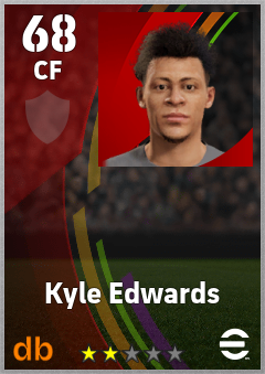 Kyle Edwards eFootball player card