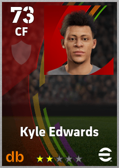 Kyle Edwards eFootball player card