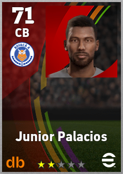 Junior Palacios eFootball player card