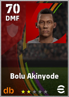 Bolu Akinyode eFootball player card