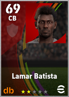 Lamar Batista eFootball player card