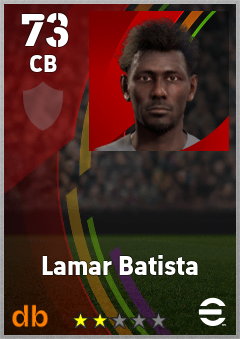 Lamar Batista eFootball player card