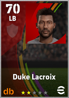 Duke Lacroix eFootball player card