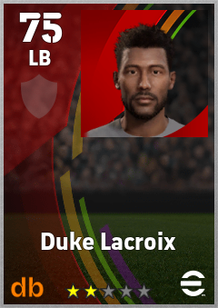 Duke Lacroix eFootball player card