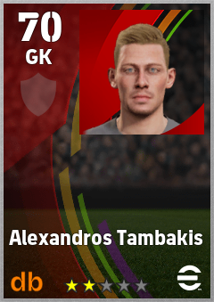 Alexandros Tambakis eFootball player card