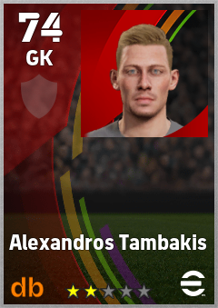 Alexandros Tambakis eFootball player card