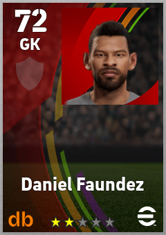 Daniel Faundez eFootball player card