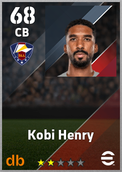 Kobi Henry — CB, OVR 68, MAX 68
