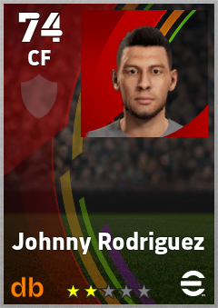 Johnny Rodriguez eFootball player card