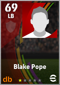 Blake Pope eFootball player card
