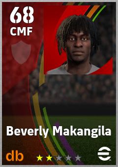 Beverly Makangila eFootball player card