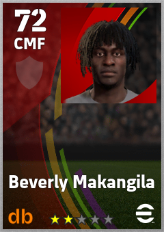 Beverly Makangila eFootball player card