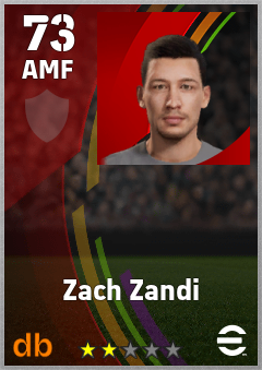 Zach Zandi eFootball player card