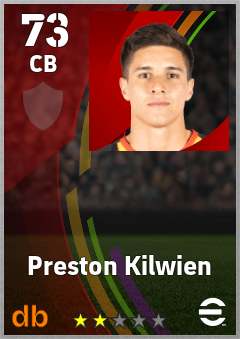 Preston Kilwien eFootball player card