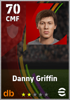Danny Griffin eFootball player card