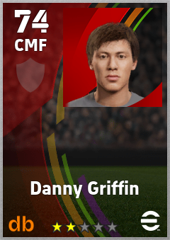 Danny Griffin eFootball player card
