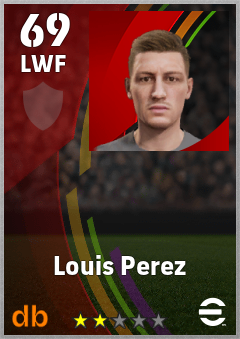 Louis Perez eFootball player card