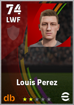 Louis Perez eFootball player card
