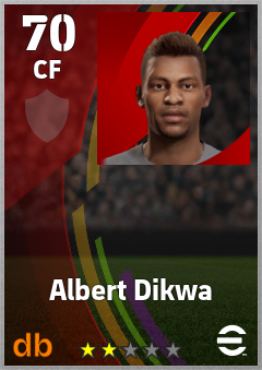 Albert Dikwa eFootball player card