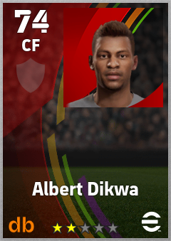Albert Dikwa eFootball player card