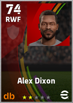 Alex Dixon eFootball player card