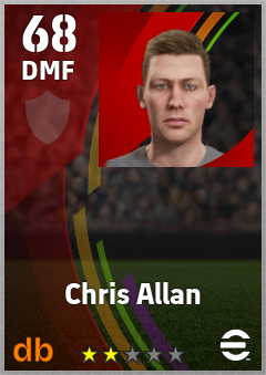 Chris Allan eFootball player card