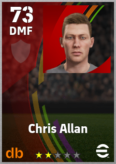 Chris Allan eFootball player card