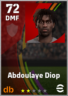 Abdoulaye Diop eFootball player card