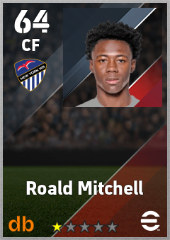 Roald Mitchell — CF, OVR 64, MAX 64