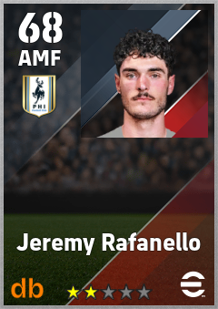 Jeremy Rafanello — AMF, OVR 68, MAX 68