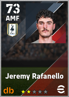 Jeremy Rafanello — AMF, OVR 73, MAX 73
