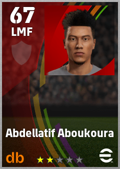 Abdellatif Aboukoura eFootball player card