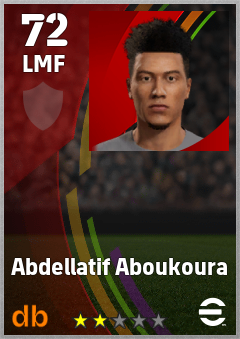 Abdellatif Aboukoura eFootball player card