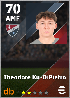 Theodore Ku-DiPietro — AMF, OVR 70, MAX 70