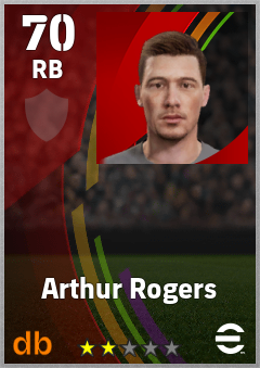 Arthur Rogers eFootball player card