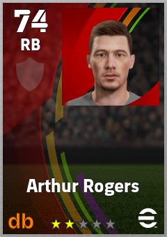 Arthur Rogers eFootball player card