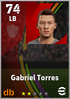 Gabriel Torres eFootball player card