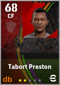 Tabort Preston eFootball player card