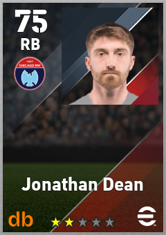 Jonathan Dean eFootball player card