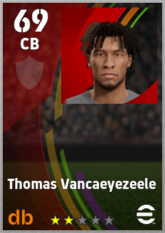 Thomas Vancaeyezeele eFootball player card