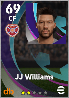 JJ Williams eFootball player card