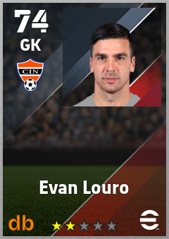 Evan Louro — GK, OVR 74, MAX 74