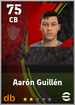 Aarón Guillén eFootball player card