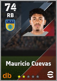 Mauricio Cuevas — RB, OVR 74, MAX 74