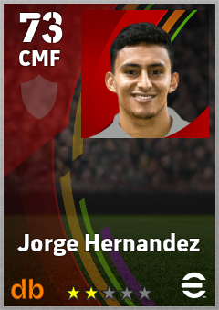 Jorge Hernandez eFootball player card